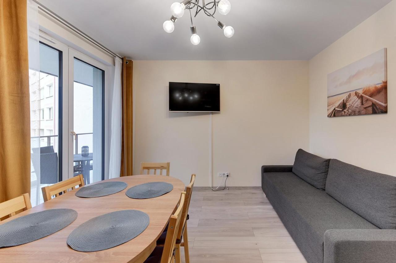 Gdansk Centrum - Apartament 3 - Pokojowy Z Duzym Tarasem Esterno foto