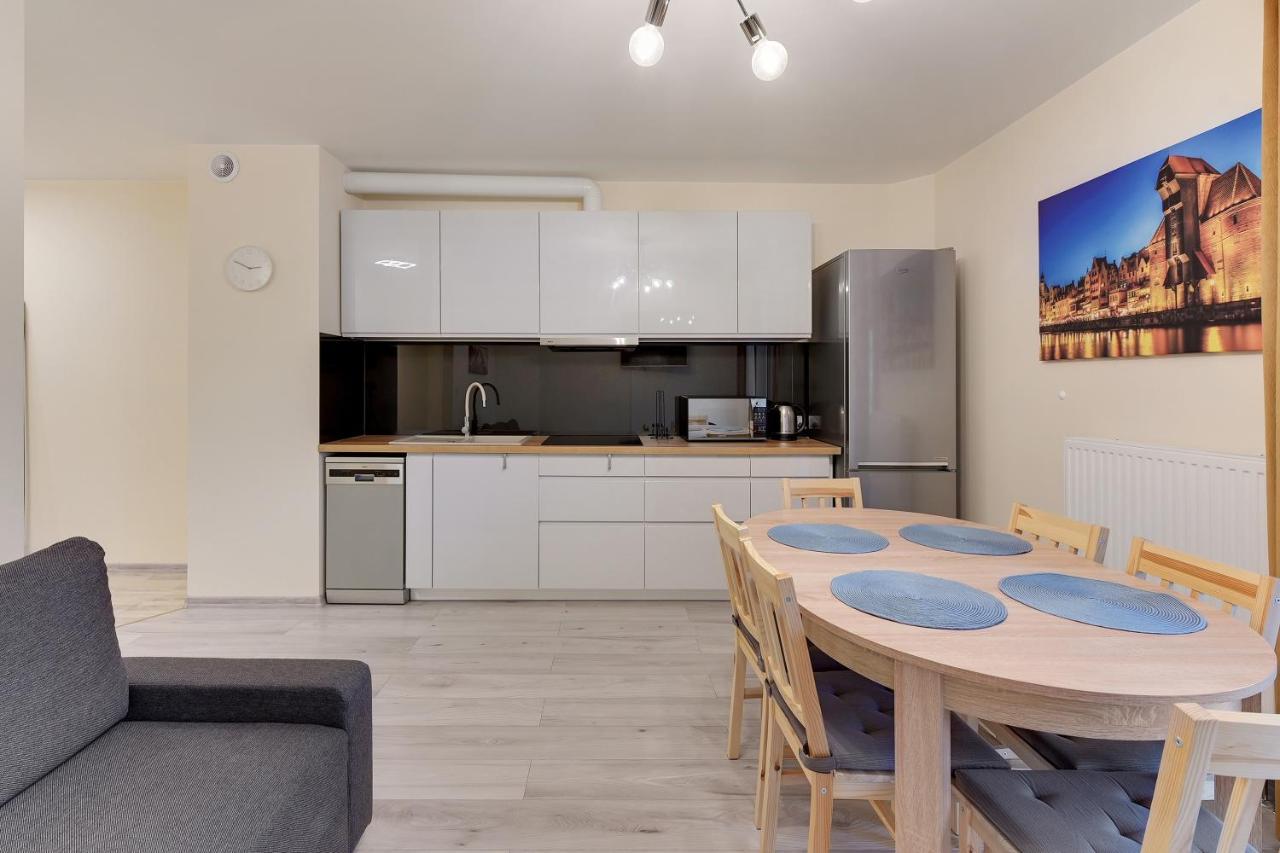 Gdansk Centrum - Apartament 3 - Pokojowy Z Duzym Tarasem Esterno foto