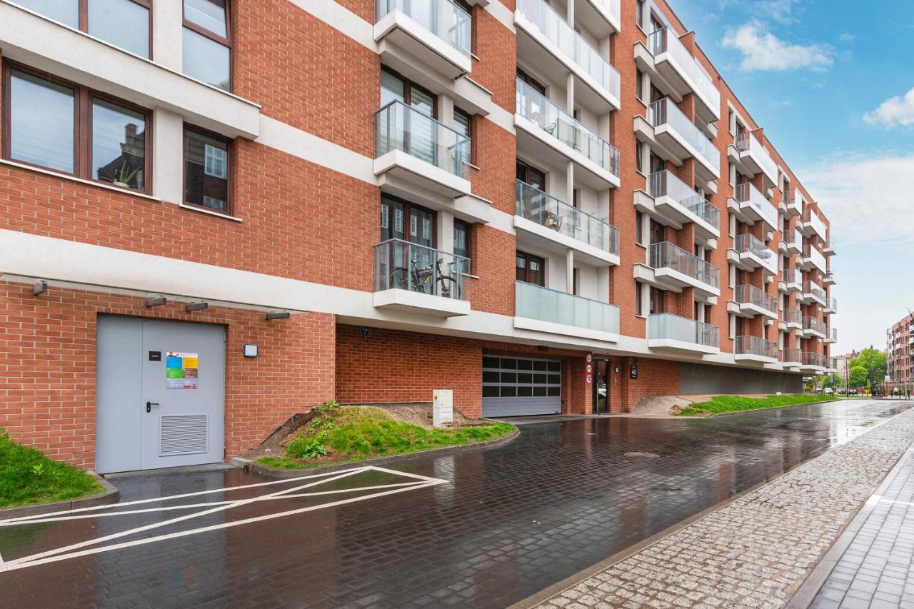Gdansk Centrum - Apartament 3 - Pokojowy Z Duzym Tarasem Esterno foto