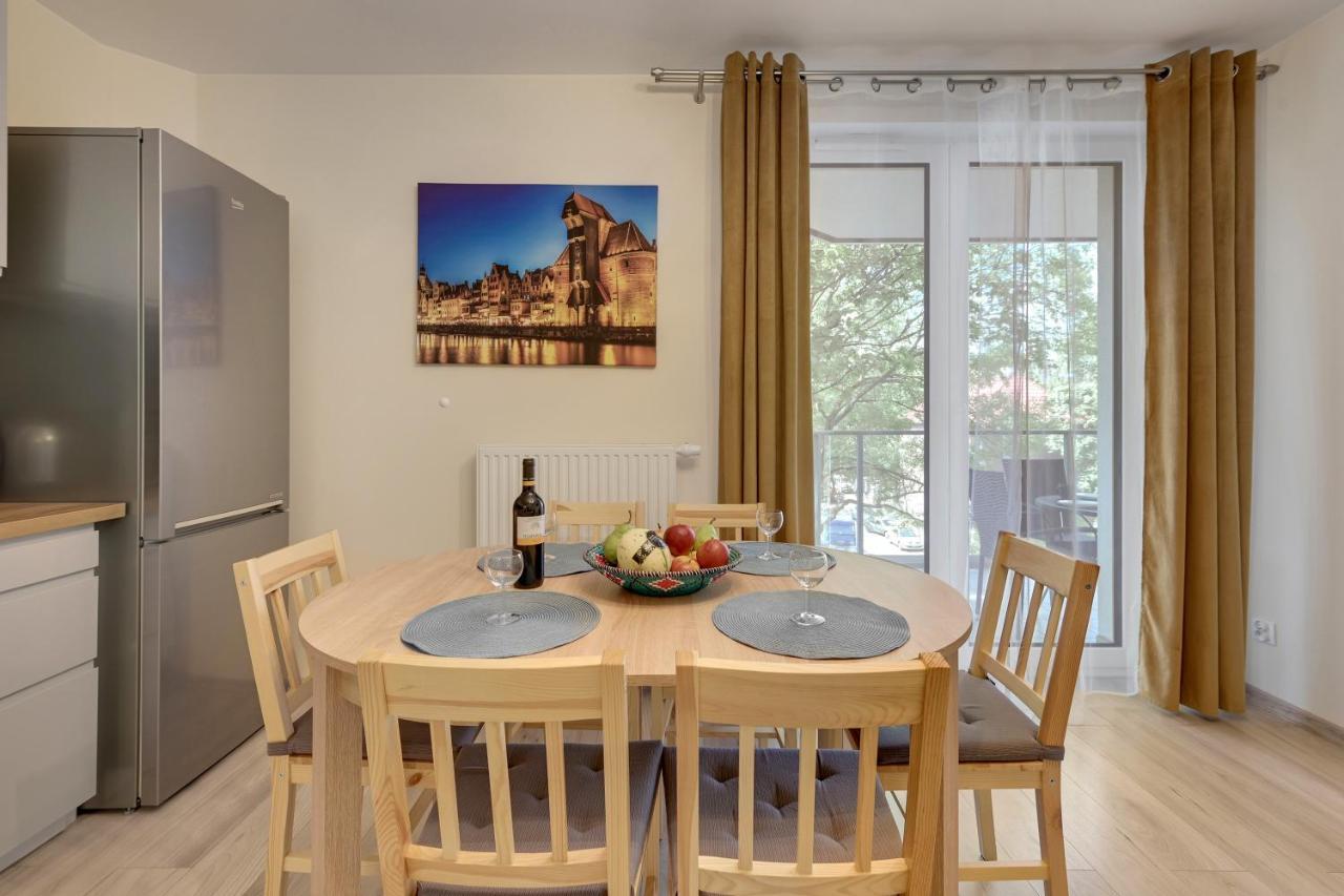 Gdansk Centrum - Apartament 3 - Pokojowy Z Duzym Tarasem Esterno foto